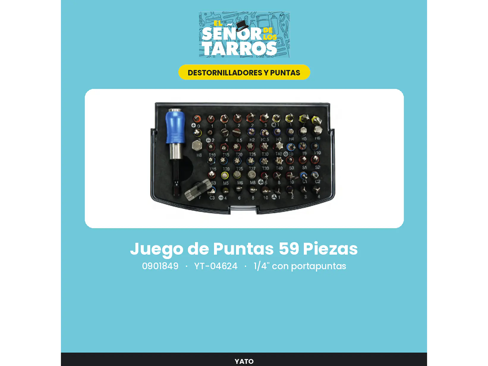 Juego de Puntas 59 Piezas