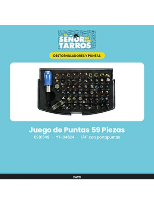 Juego de Puntas 59 Piezas