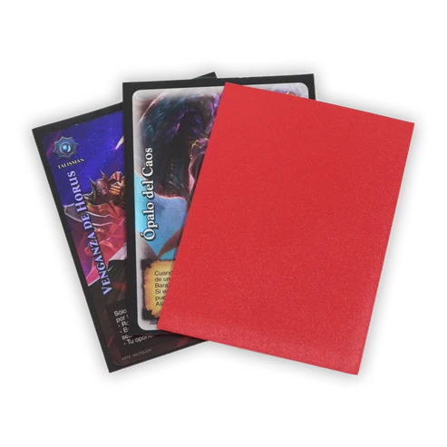 Protectores Premium | TOPDECK Standard 66x91mm | Rojo 3
