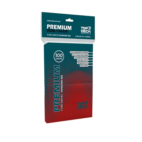 Protectores Premium | TOPDECK Standard 66x91mm | Rojo