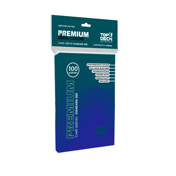 Protectores Premium | TOPDECK Standard 66x91mm | Azul 1