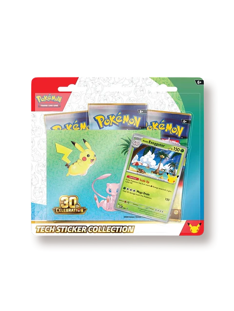 [PREVENTA] Pokémon TCG 30th Anniversary Tech Sticker Collection Exeggutor Inglés
