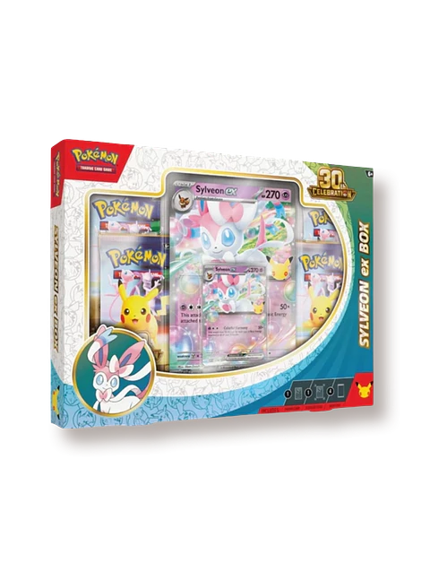 [PREVENTA] Pokémon TCG 30th Anniversary Sylveon EX Box Inglés