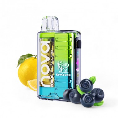VAPORIZADOR DESECHABLE NOVA 20000 ZERO BLUE RAZZ-KEYSTONE