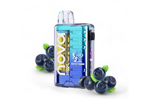 VAPORIZADOR DESECHABLE NOVA 20000 ZERO BLUEBERRY ICE-KEYSTONE