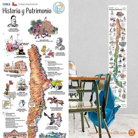 Historia y Patrimonio - Mapa Desplegable - Tourmaps