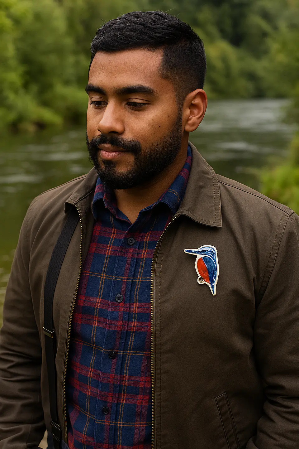 Prendedor Martín Pescador – Aurora Cerámico 3