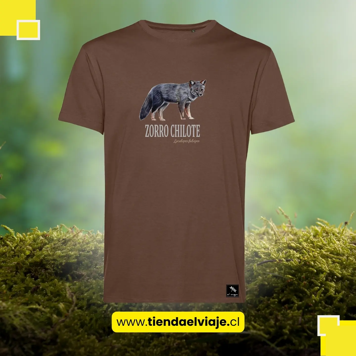 Polera Orgánica Fauna Chilena (Edición Limitada) 2
