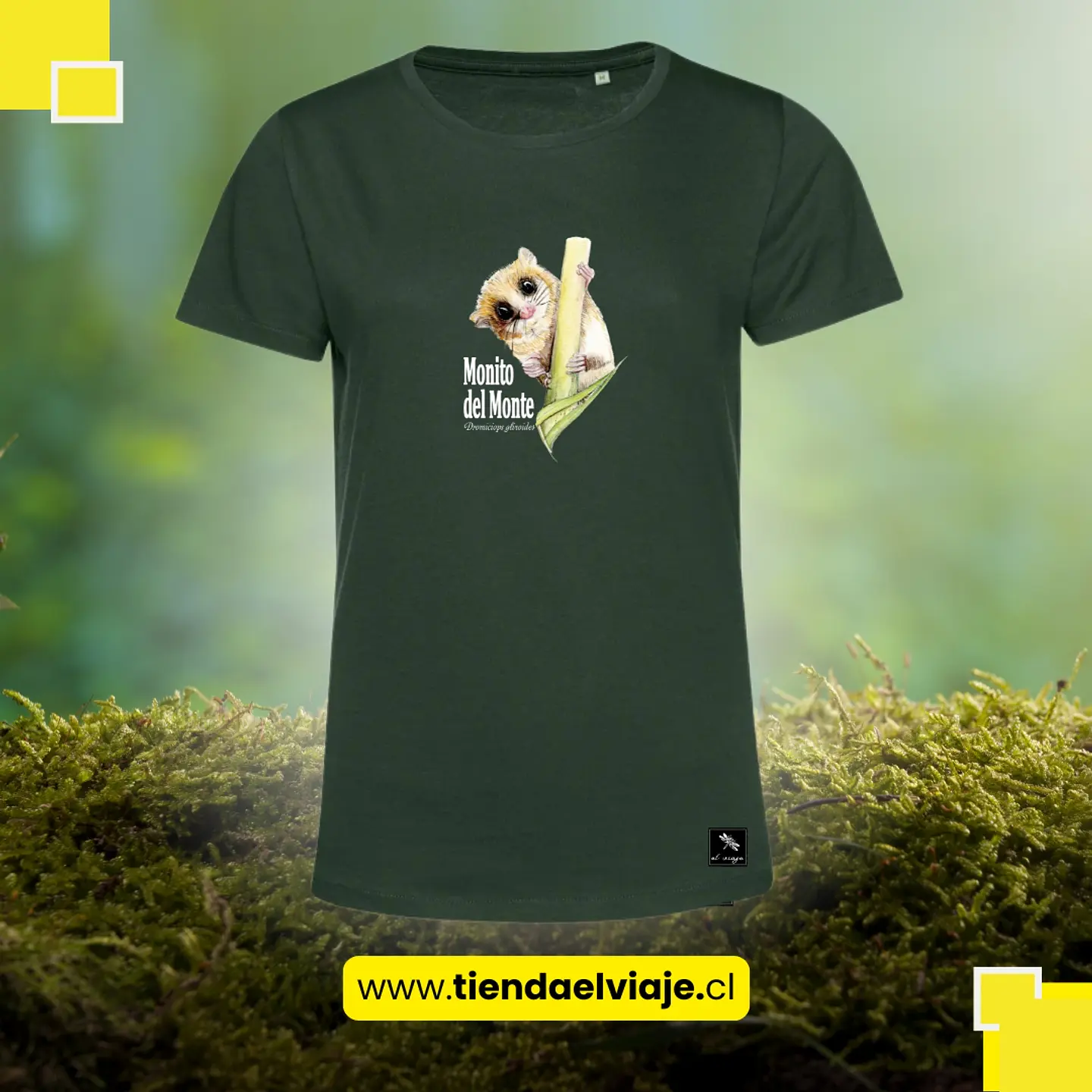 Polera Orgánica Fauna Chilena (Edición Limitada) 2