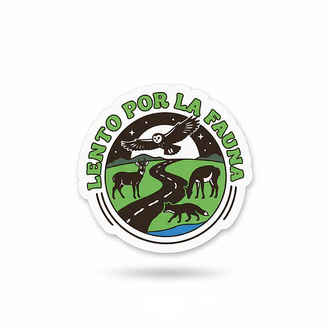 Sticker premium "Lento por la Fauna" de "El Viaje"