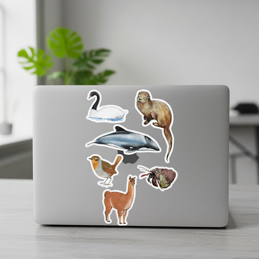 Set de Stickers Fauna Nativa 2