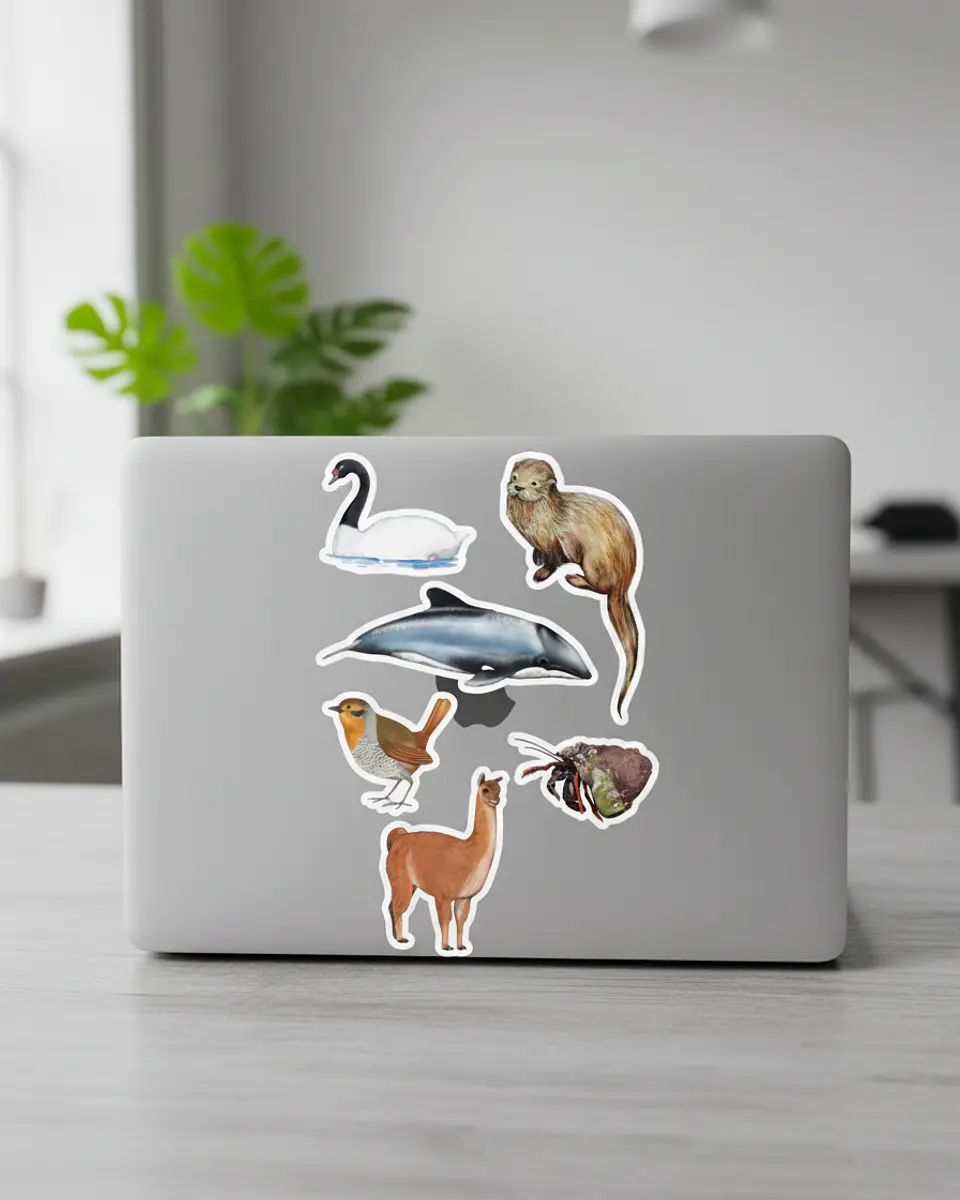 Set de Stickers Fauna Nativa 2