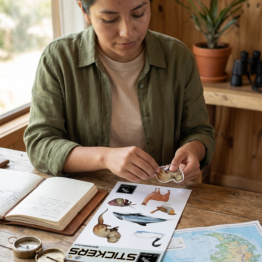 Set de Stickers Fauna Nativa 4