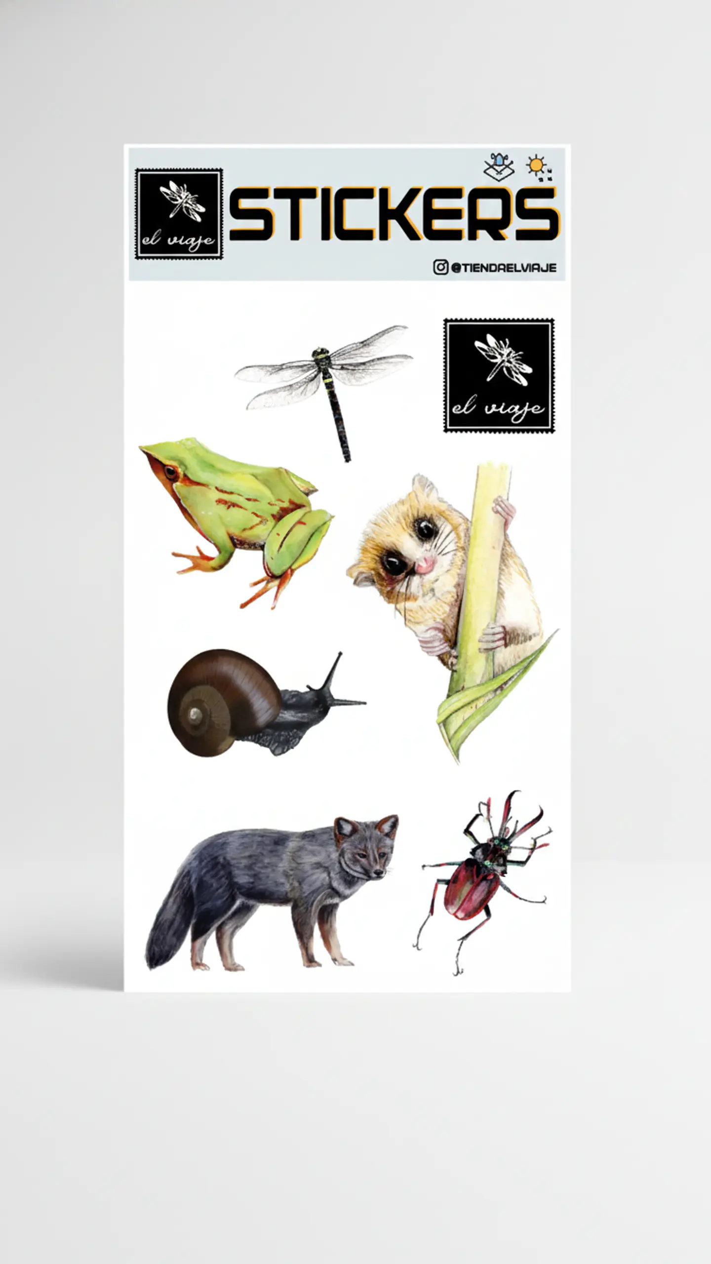 Set de Stickers Fauna Nativa 2 2
