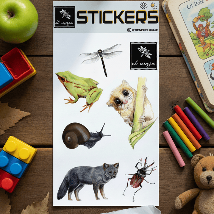 Set de Stickers Fauna Nativa 2 1