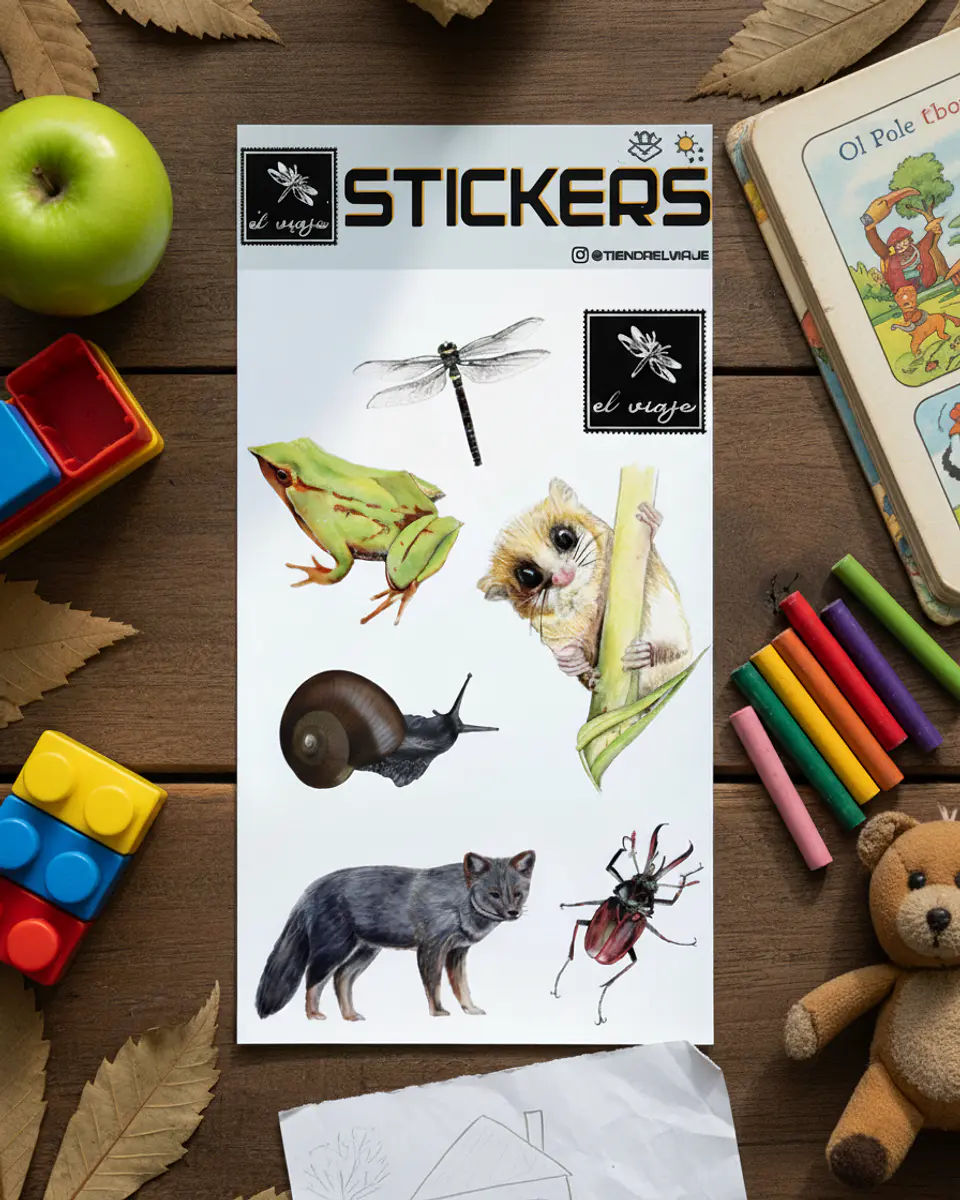 Set de Stickers Fauna Nativa 2 1