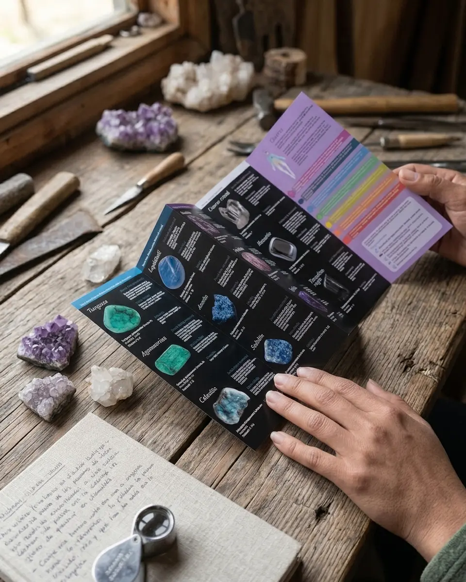 Guía Básica de Gemoterapia: El Poder Curativo de las Piedras (Formato Desplegable) - Carolina Reyes 3
