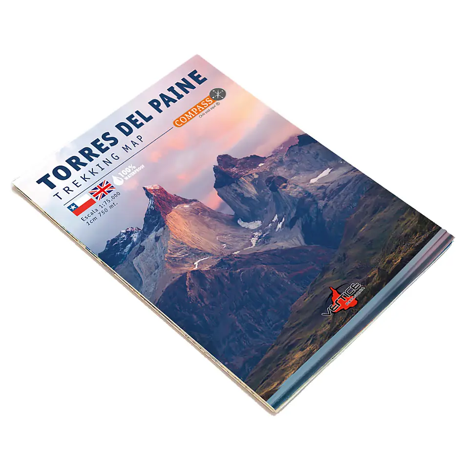 Mapa Trekking Torres del Paine 1