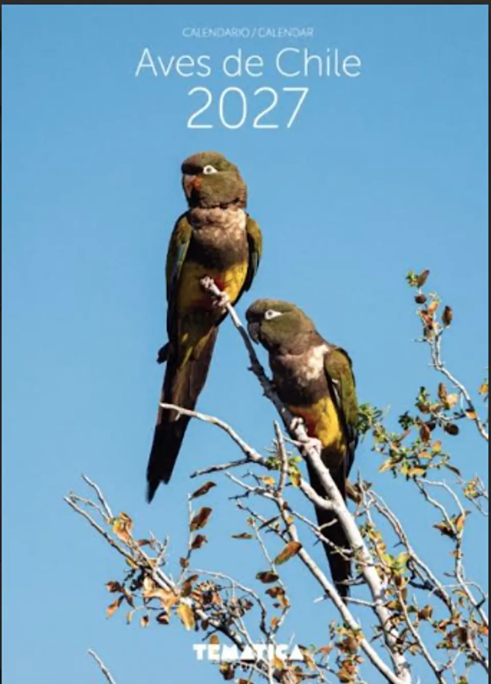 Calendario Mural Aves de Chile 2027 1
