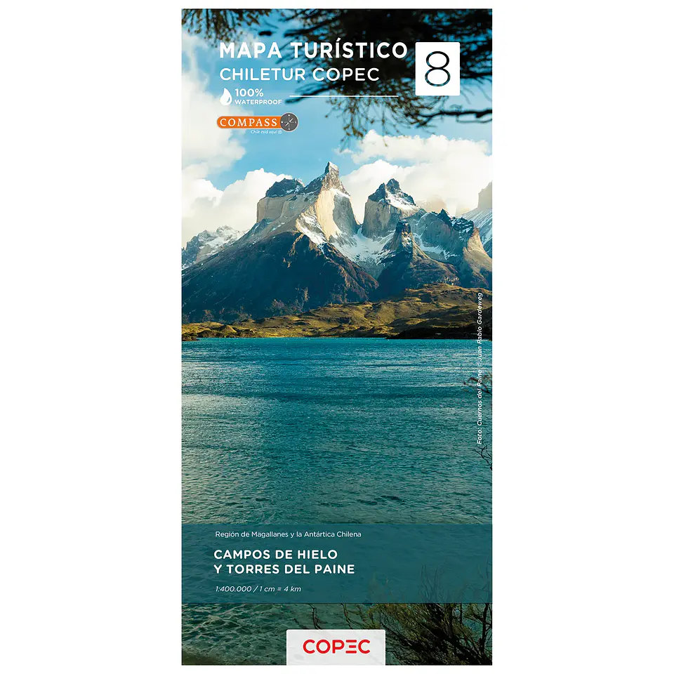 Mapa N.º 8 – Campos de Hielo y Torres del Paine 1