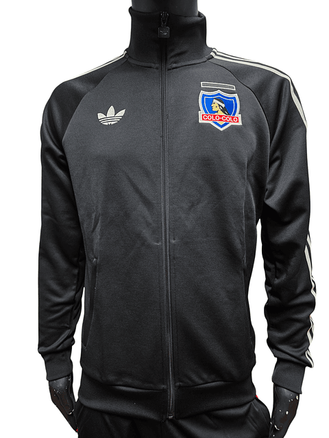 Polerón Negro Colo Colo Adidas – Temporada 2026