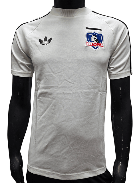 Polera Blanca Colo Colo Adidas – Temporada 2026