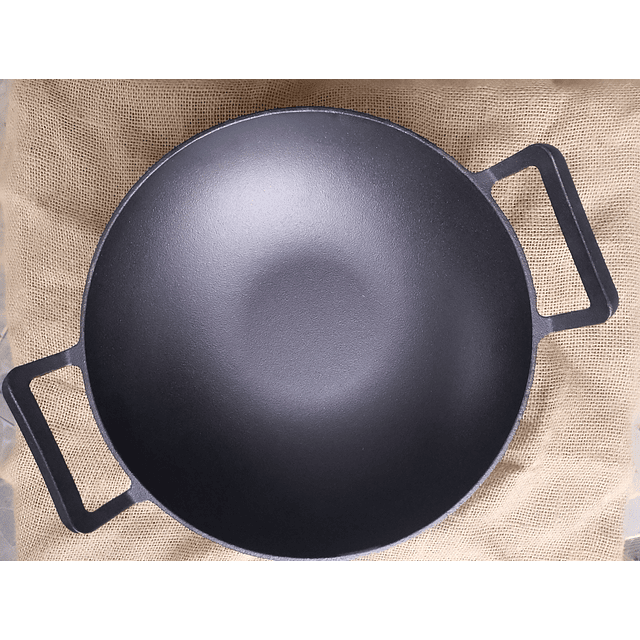 Wok hierro fundido
