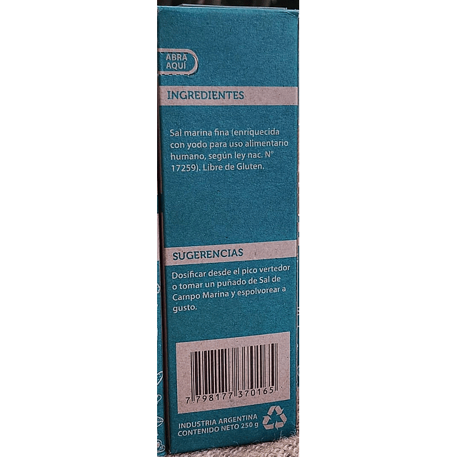 Sal de Campo: MARINA