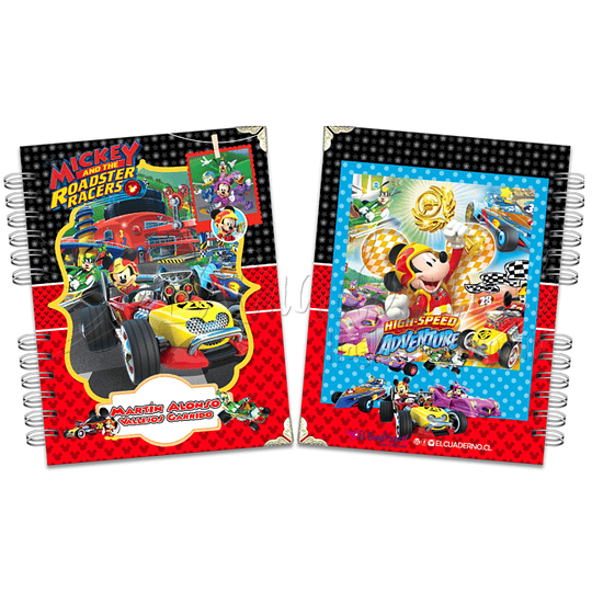 Agenda Pediátrica Mickey Racers