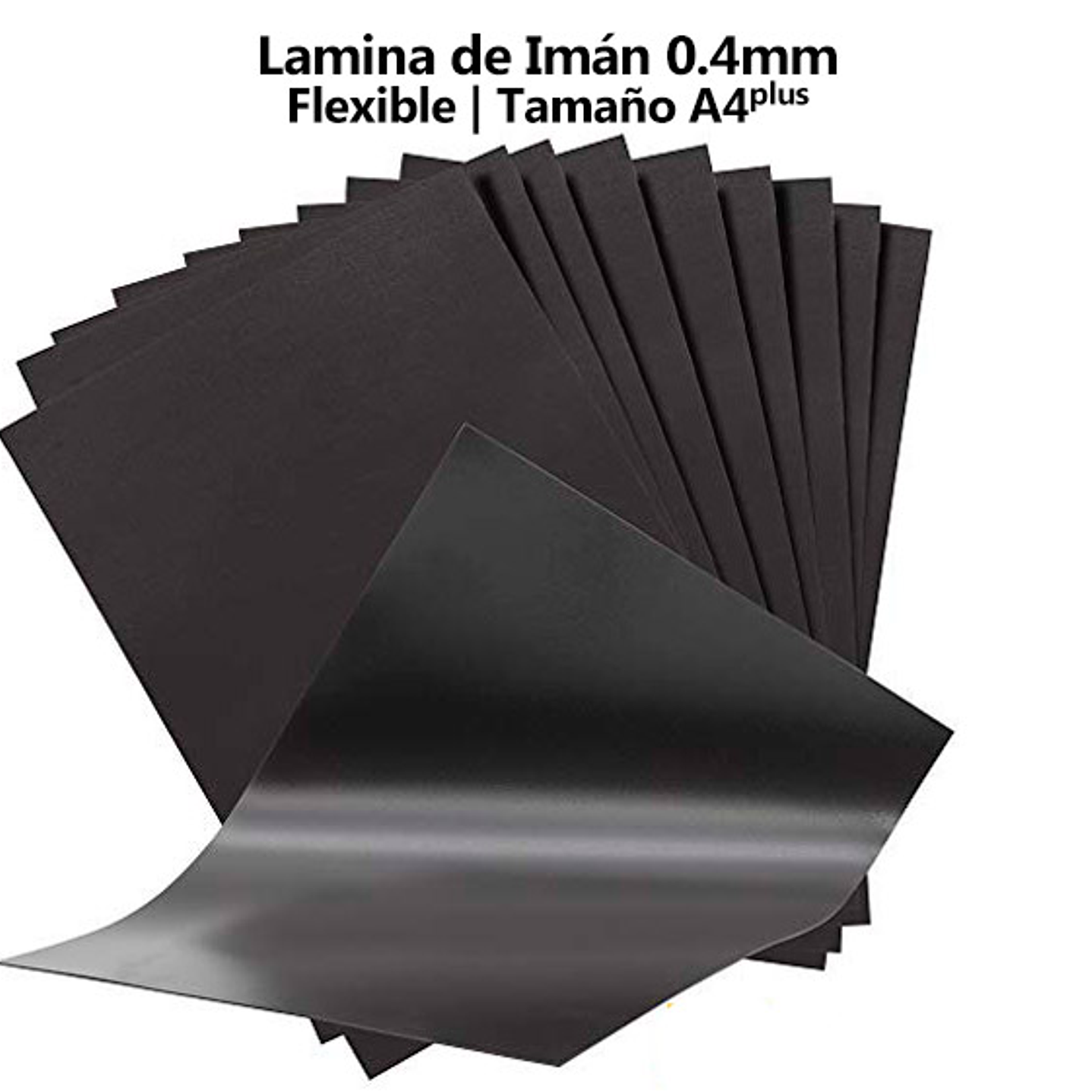 Imán Flexible 10 Pliegos 0.4mm Tamaño A4 22 x 30 cm 1