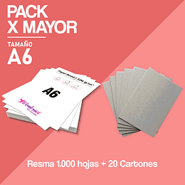 PACK MIL HJS BOND A6 + 20 CARTONES | x Mayor