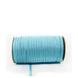 Elástico Glitter CELESTE 6mm  Agendas y Encuadernación - Rollo 3mt