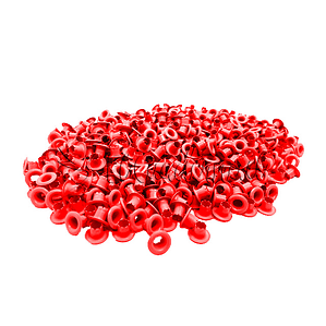Ojetillo 4mm Rojo