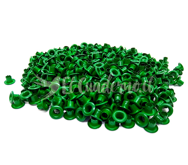 Ojetillo 4mm Verde