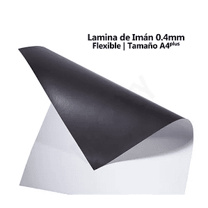 Imán Flexible con Adhesivo 0.4 mm A4 – Pack 10 hojas