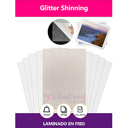 Laminado en Frio Holográfico Glitter Shining / 20hjs / A4