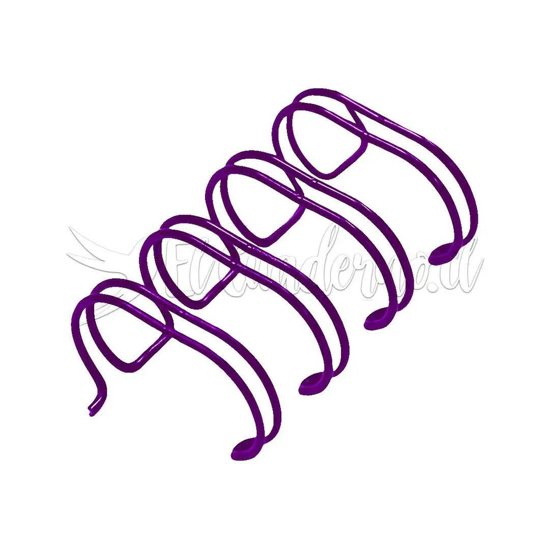 Anillo Metálico 19mm Tonos Neutros - 4 Tiras Oficio 6