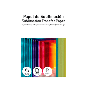 Papel de Sublimación Premium A4 100g / 100 hojas
