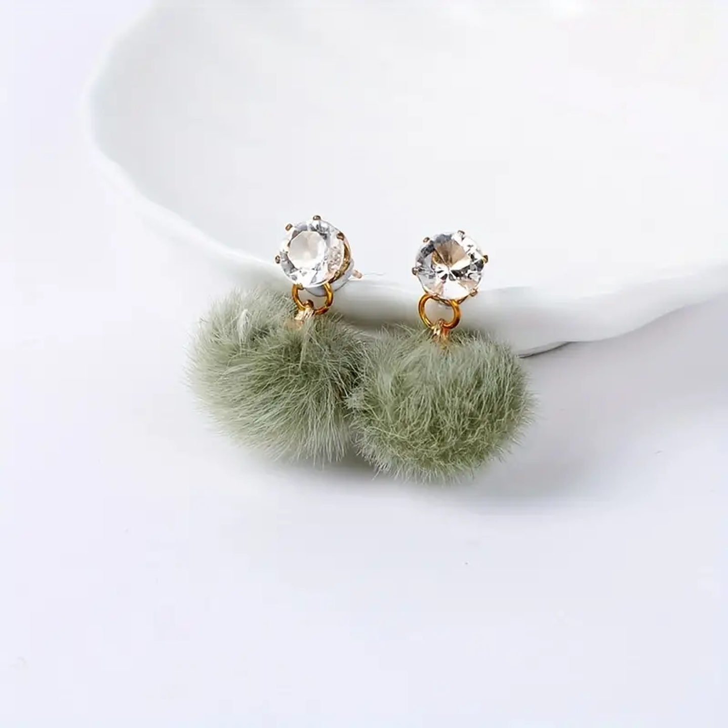 Set de 10 Mini Borlas de Pelos con Gancho, 1.6 cm, Colores Surtidos 2