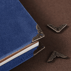 Protector Esquinas Agendas Set 50 Uds. Estilo Vintage Envejecido