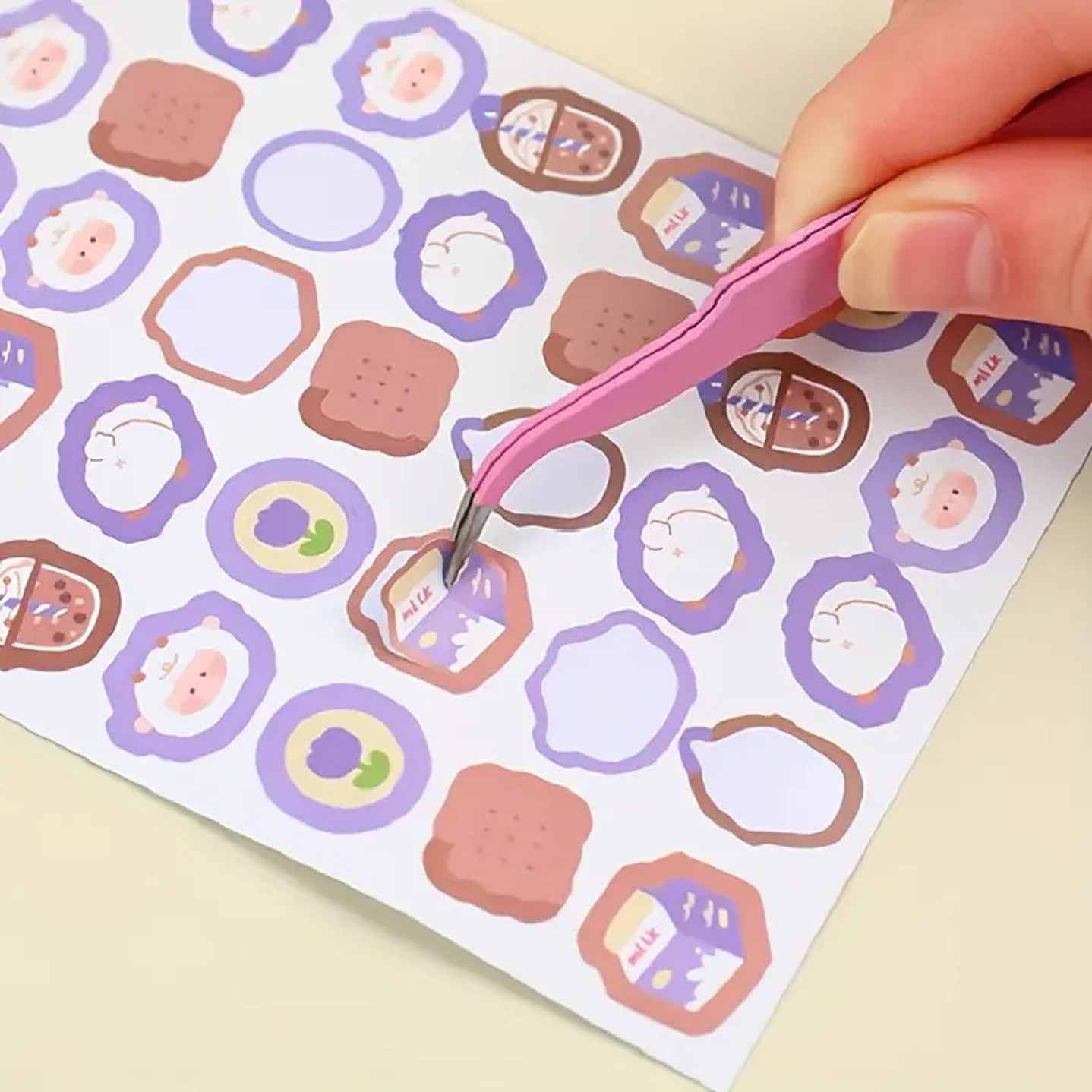 Set 2 Pinzas Para Manualidades y Vinilos, Color MORADO 2