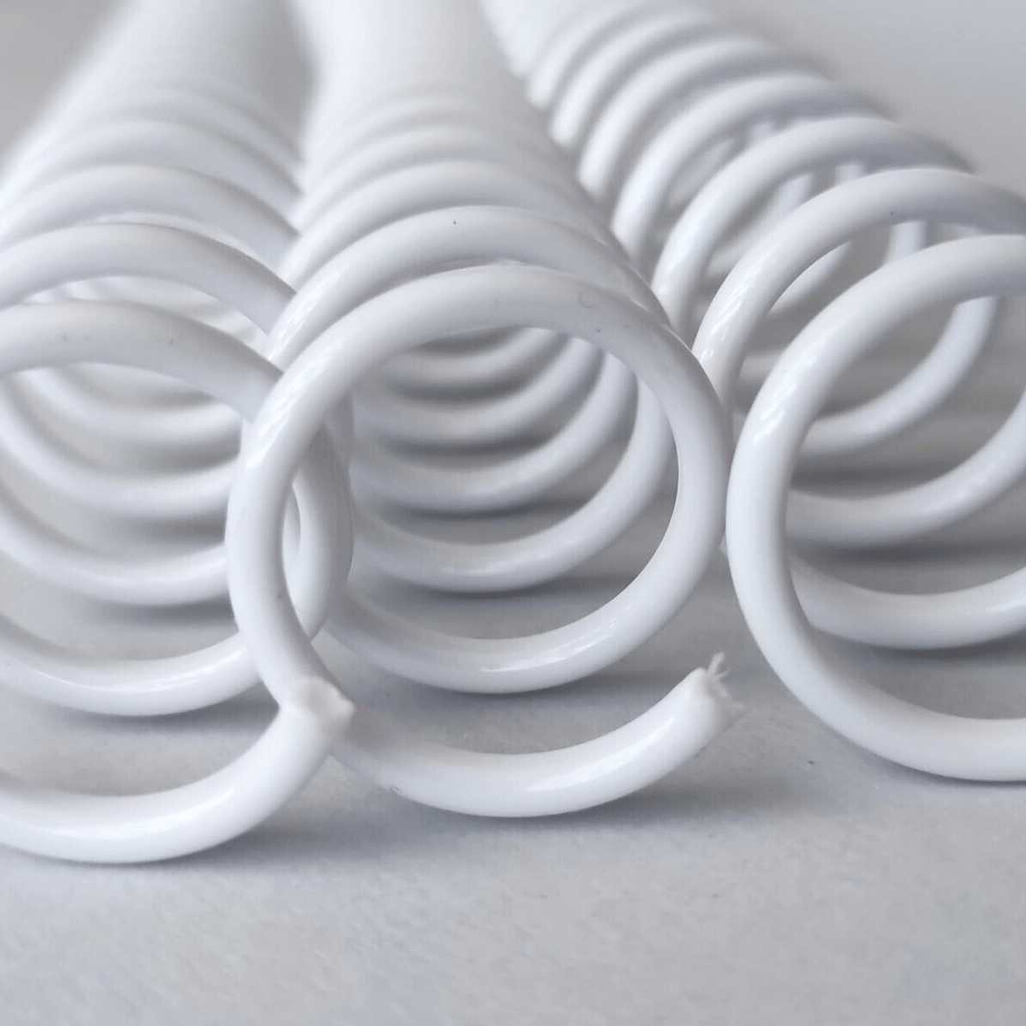 Espiral Plástico 16mm,  Set 4 unidades, Para CINCH Tamaño Oficio 3