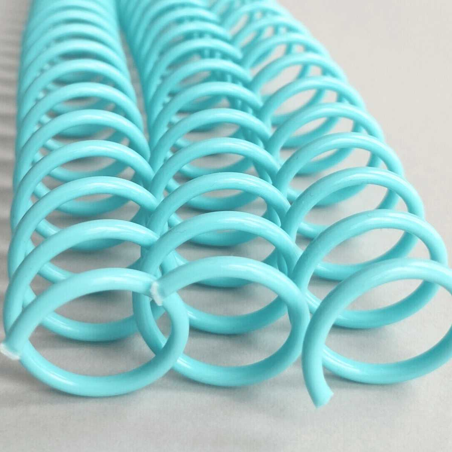 Espiral Plástico 16mm,  Set 4 unidades, Para CINCH Tamaño Oficio 4