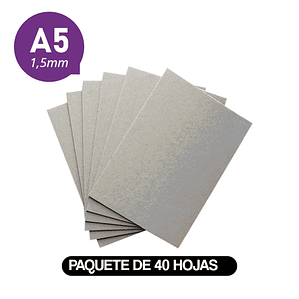 A5 Cartón Piedra 40 Hojas | 1,5mm