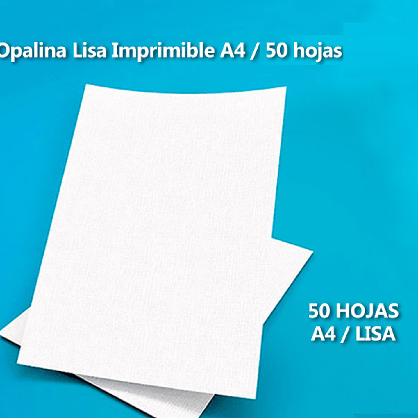 Opalina Lisa Imprimible A4 / 225 gr 50 hojas 2