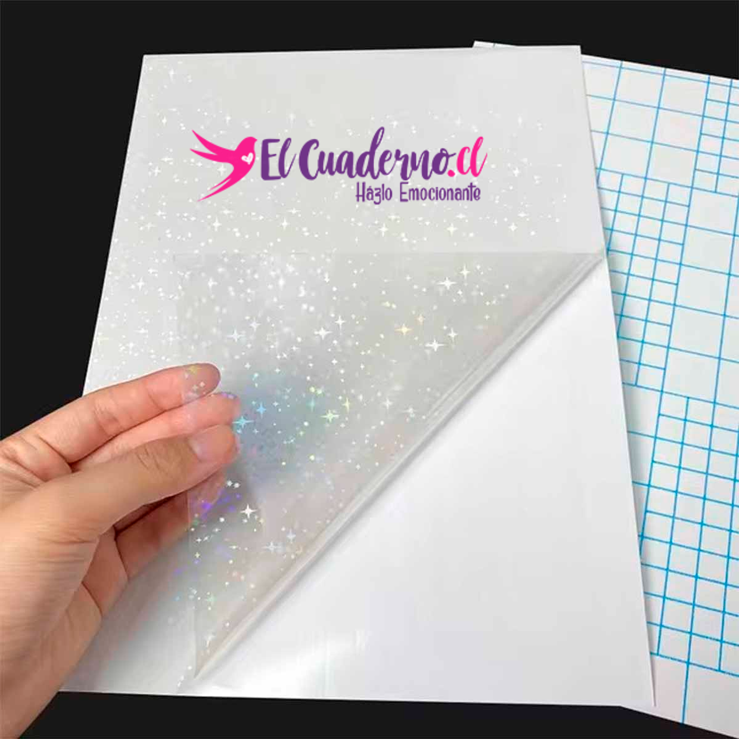 Laminado Holográfico STELLA, 10 hojas Tamaño A4 3