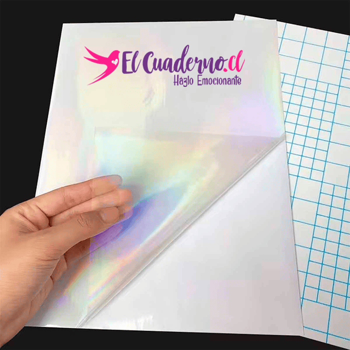 Laminado Holográfico AURORA, 10 hojas Tamaño A4 3