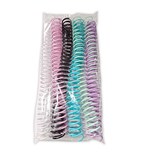 Set de Espirales Plásticos 16mm - Mix 6 Colores Pastel, Compatible con CINCH 2:1