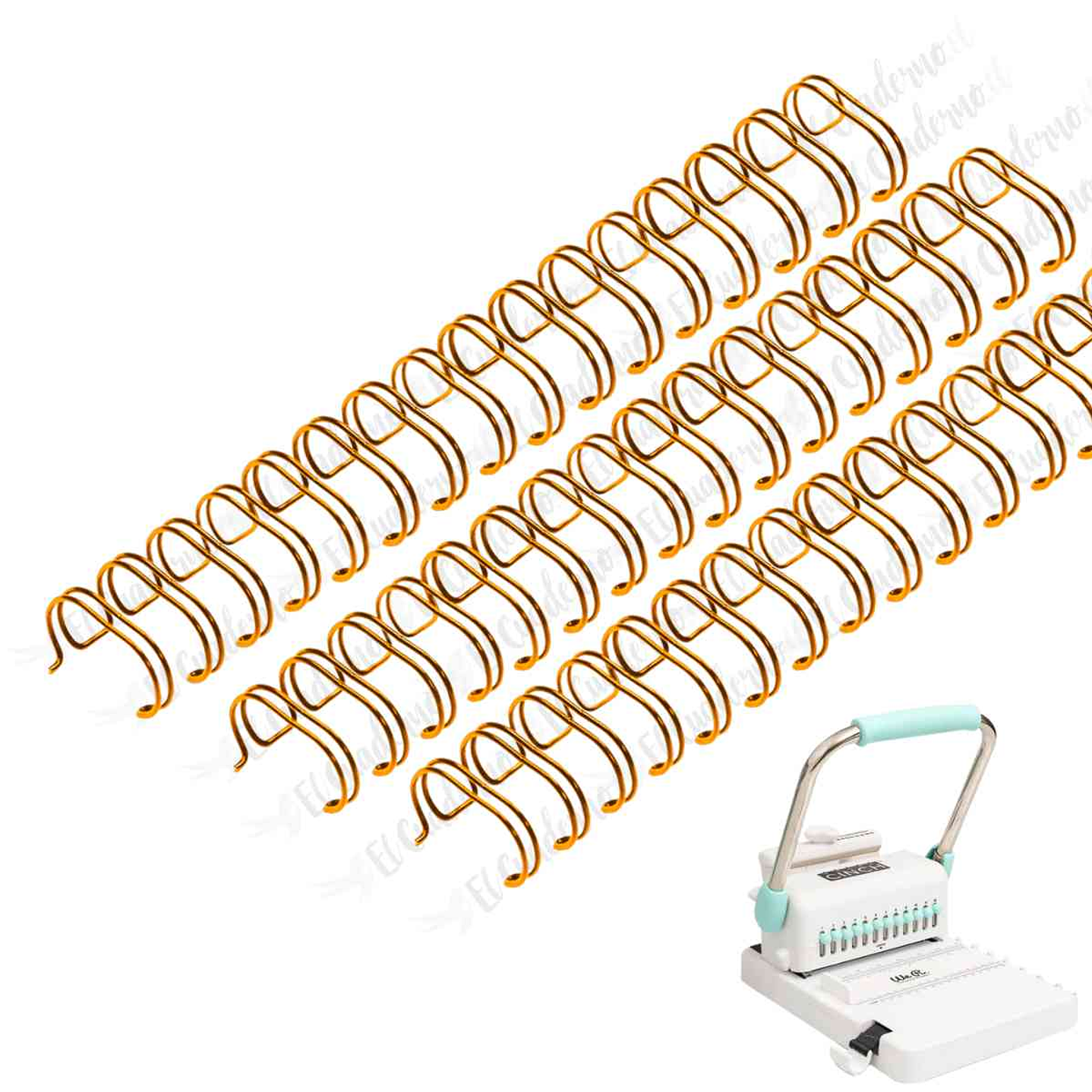 Anillo Metálico 22mm Tonos Neutros - 4 Tiras Oficio 2