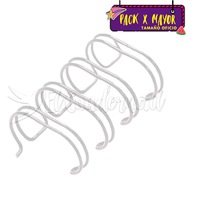 Anillo 25mm Set Por Mayor 10 Unidades Tamaño Oficio